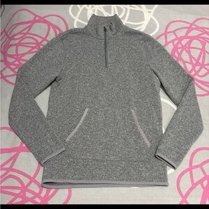 J.Crew Mercantile Grey Quarter-Zip Sweatshirt
